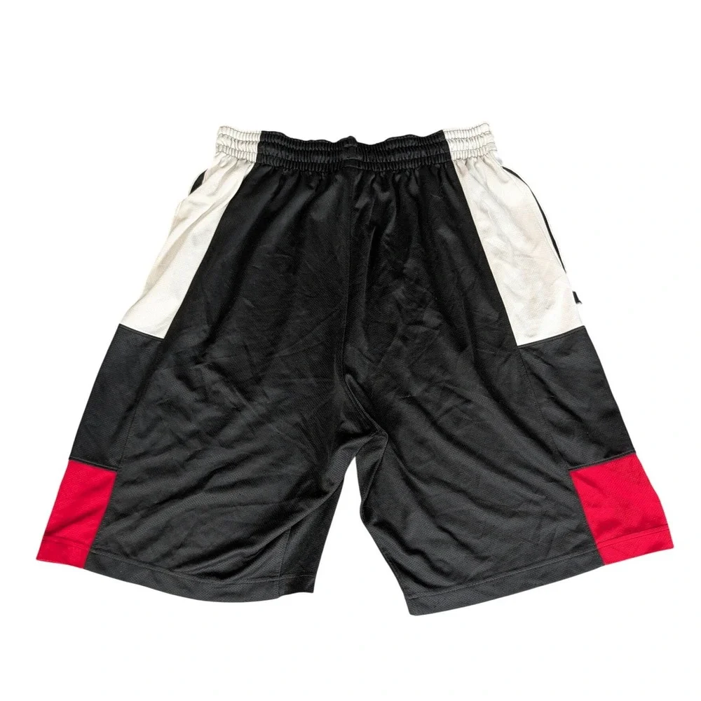 Jordan Brand Kids Basketball Shorts Black White Red Jumpman‎ Mesh Athletic